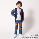 袖チェック切替車刺繍長袖Ｔシャツ | こどもの森e-shop | 詳細画像13 