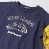 袖チェック切替車刺繍長袖Ｔシャツ | こどもの森e-shop | 詳細画像5 