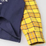 袖チェック切替車刺繍長袖Ｔシャツ | こどもの森e-shop | 詳細画像6 