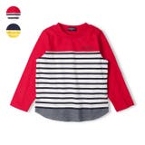 ボーダー切替長袖Ｔシャツ | こどもの森e-shop | 詳細画像1 