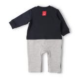 チェック柄ポケット裏毛ロンパース | こどもの森e-shop | 詳細画像3