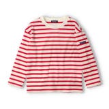 レッド | 日本製ボーダー長袖Tシャツ | こどもの森e-shop