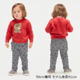 moujonjon 星 チェック柄爆温裏起毛長パンツ | こどもの森e-shop | 詳細画像14