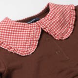 ビッグカラーチェック切替裏毛ワンピース | こどもの森e-shop | 詳細画像5 