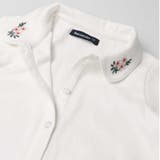 衿お花刺繍・レース白長袖ブラウス | こどもの森e-shop | 詳細画像6 