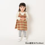 moujonjonタータンチェックキャミレイヤード風ワンピース | こどもの森e-shop | 詳細画像10