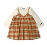 moujonjonタータンチェックキャミレイヤード風ワンピース | こどもの森e-shop | 詳細画像2