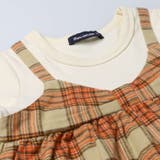 moujonjonタータンチェックキャミレイヤード風ワンピース | こどもの森e-shop | 詳細画像4