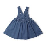 キルト風アップリケ付きデニムジャンスカ 90cm~140cm M62303 | こどもの森e-shop | 詳細画像3