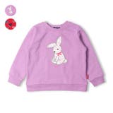 うさぎ・ハートアップリケ裏毛トレーナー | こどもの森e-shop | 詳細画像1 