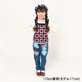 パッチワーク風ウエストフリルデニムパンツ 90cm～140cm M63000 | こどもの森e-shop | 詳細画像11 