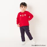 のびふわツイルリンゴ柄ストレートパンツ 90cm～140cm M63004 | こどもの森e-shop | 詳細画像13 