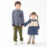 ビスチェ付ネルチェック柄長袖ワンピース | こどもの森e-shop | 詳細画像16 