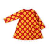 ドット柄ジャガード長袖ワンピース | こどもの森e-shop | 詳細画像4 