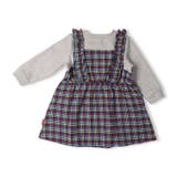 チェック切替裏毛長袖ワンピース | こどもの森e-shop | 詳細画像4