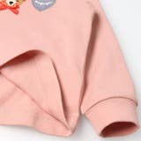 ハートアップリケくま刺繍裏毛トレーナー | こどもの森e-shop | 詳細画像5 