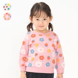 お花イチゴ総柄裏毛トレーナー | こどもの森e-shop | 詳細画像1 