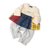 チェック切替長袖ロンパース・Tオール | こどもの森e-shop | 詳細画像9 