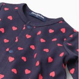 ハート総柄前開き長袖ロンパース | こどもの森e-shop | 詳細画像4 
