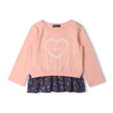 レースハート裾小花柄切替長袖Ｔシャツ | こどもの森e-shop | 詳細画像3 