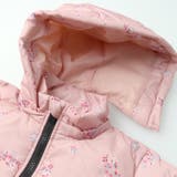 無地切替・小花柄中綿ジャケット | こどもの森e-shop | 詳細画像5 