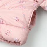 無地切替・小花柄中綿ジャケット | こどもの森e-shop | 詳細画像7 