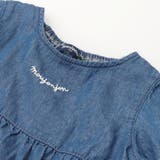 さくらんぼ刺繍デニム長袖ワンピース | こどもの森e-shop | 詳細画像3 