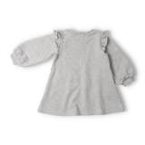 りんごポシェットアップリケ裏毛長袖ワンピース | こどもの森e-shop | 詳細画像2