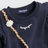 りんごポシェットアップリケ裏毛長袖ワンピース | こどもの森e-shop | 詳細画像3