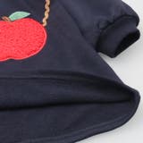 りんごポシェットアップリケ裏毛長袖ワンピース | こどもの森e-shop | 詳細画像6