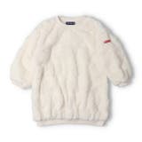 オフホワイト | ハート柄ボアワンピース | こどもの森e-shop