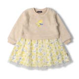 moujonjon ボア&裏起毛花柄チュールワンピース 80cm | こどもの森e-shop | 詳細画像3