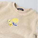 moujonjon ボア&裏起毛花柄チュールワンピース 80cm | こどもの森e-shop | 詳細画像5