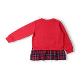 チェック柄りんごアップリケ裏毛トレーナー | こどもの森e-shop | 詳細画像2