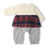 チェック柄スカート長袖ロンパース | こどもの森e-shop | 詳細画像2