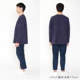 【大人サイズ】リップル無地ラグラン長袖Tシャツ M，L M86851 | こどもの森e-shop | 詳細画像14 