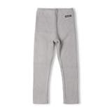 グレー | 日本製ニットコール無地レギンス | こどもの森e-shop