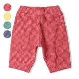 ニットサッカーギンガムチェック柄ハーフパンツ | こどもの森e-shop | 詳細画像1