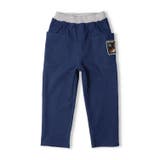 ネイビー | 恐竜ワッペン付ロングパンツ | こどもの森e-shop