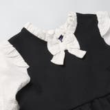 リボン付き重ね着風長袖ワンピース | こどもの森e-shop | 詳細画像3 