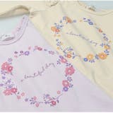 【WEB限定】お花ロゴプリント肩フリル長袖Ｔシャツ | こどもの森e-shop | 詳細画像5 