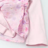 ギンガムチェック・花柄キャミ付長袖Ｔシャツ | こどもの森e-shop | 詳細画像5 