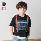 サスペンダープリントレイヤード風半袖Tシャツ 80cm～130cm N32807 | こどもの森e-shop | 詳細画像1 