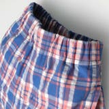 サッカーチェック6分丈ハーフパンツ 80cm～130cm N33110 | こどもの森e-shop | 詳細画像5 