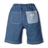 ロゴプリントツイル・デニムハーフパンツ | こどもの森e-shop | 詳細画像3