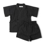 ブラック | 【WEB限定】しじら織甚平 | こどもの森e-shop
