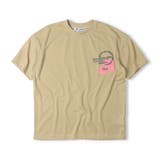 ベージュ | 【WEB限定】接触冷感UVカットプリントＴシャツ | こどもの森e-shop