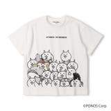 オフホワイト | 【WEB限定】にゃんこ大戦争/Tシャツ | こどもの森e-shop