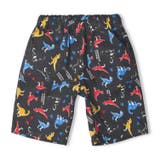 ブラック | 恐竜総柄ハーフパンツ | こどもの森e-shop