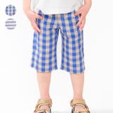 【WEB限定】チェック・ボーダー柄ハーフパンツ | こどもの森e-shop | 詳細画像1